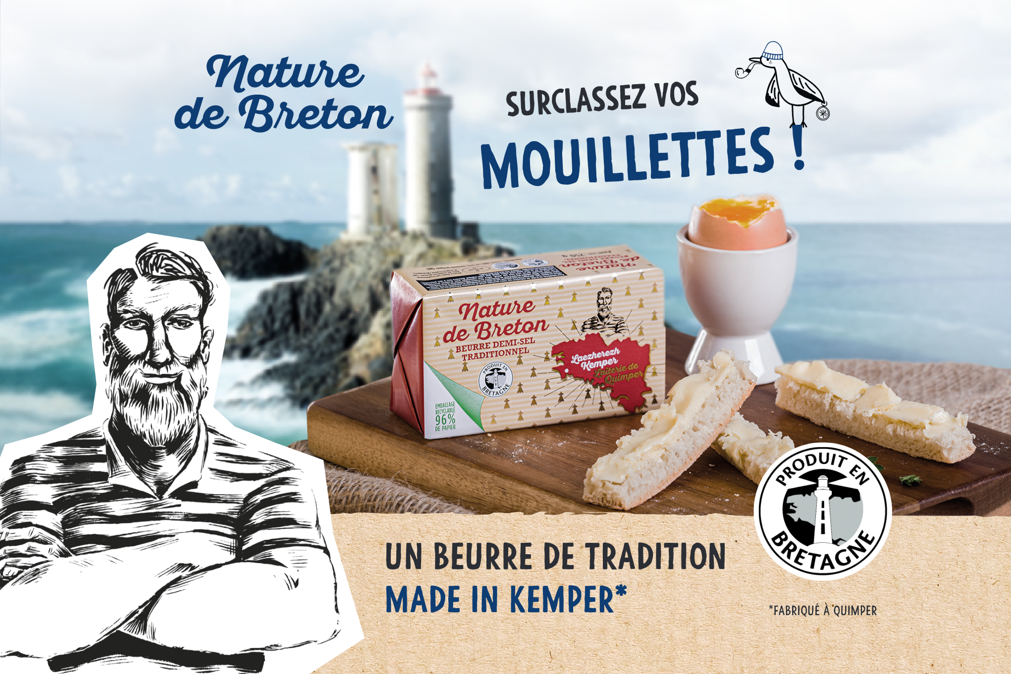 nature de breton beurre traditionnel fabriqué en bretagne