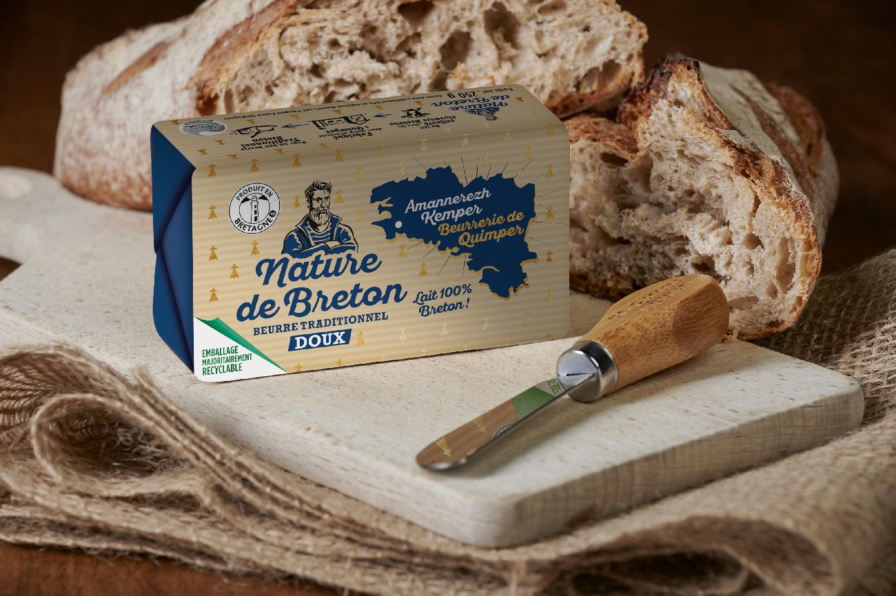 Dégustation beurre doux Nature de Breton 