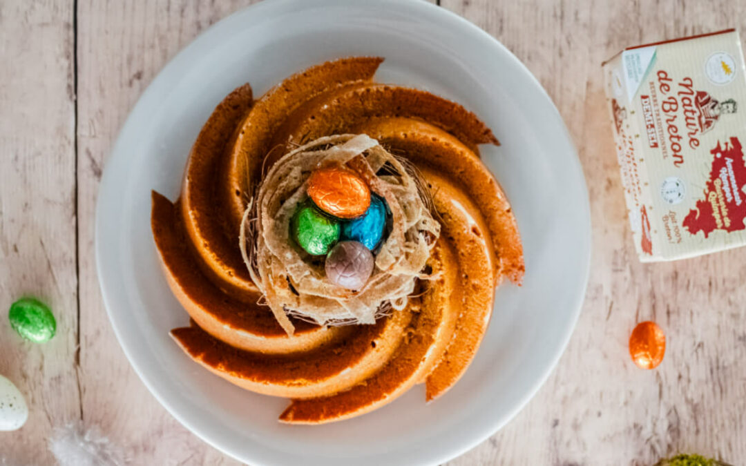 Gâteau de Pâques au caramel beurre salé